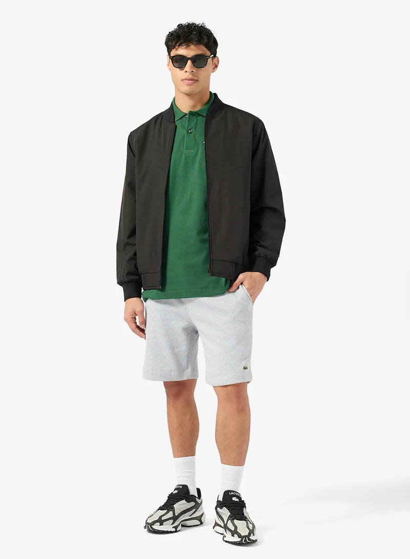 LACOSTE Regular Fit Brushed Fleece Shorts